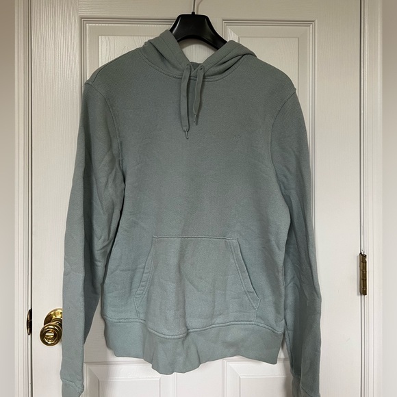 Michael Kors Baby Blue Lightweight Hoodie Pullover Sweatshirt - Picture 5 of 6